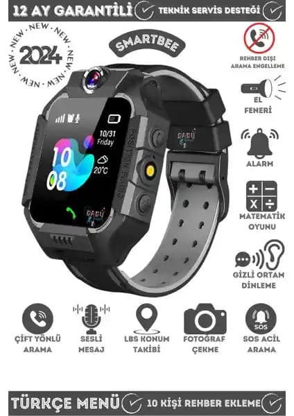 Smartbee Q19 Akıllı Çocuk Takip Saati Güvenlik ve Kontrol Özellikleriyle Öne Çıkıyor