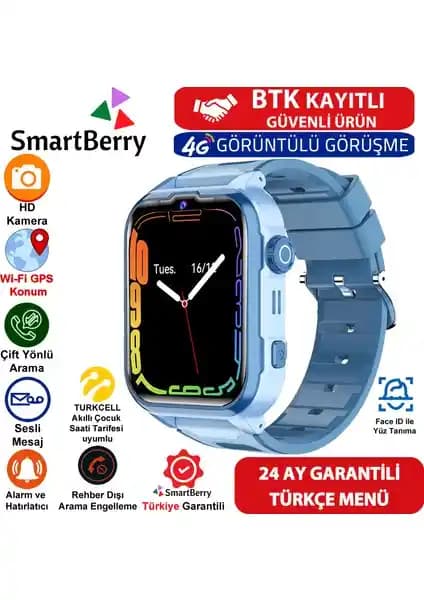 SmartBerry Z50 Çocuklar İçin Güvenlik ve Eğlence Odaklı Akıllı Saat Özellikleri