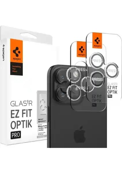 Spigen iPhone 16 Pro Max ve Diğer Modeller İçin Yüksek Kaliteli Kamera Lens Koruyucu