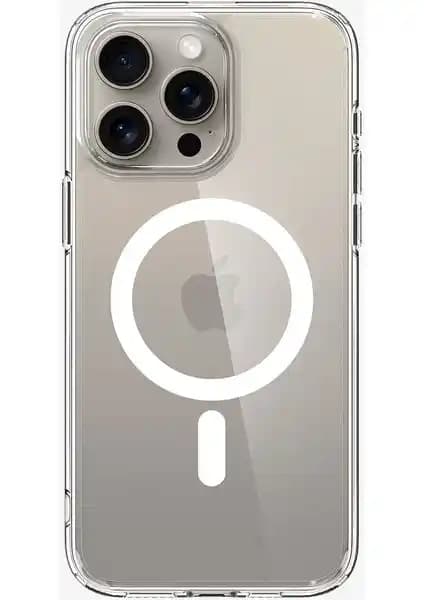 Spigen Ultra Hybrid MagFit MagSafe Kılıfı iPhone 15 Pro için Dayanıklı ve Şık Koruma