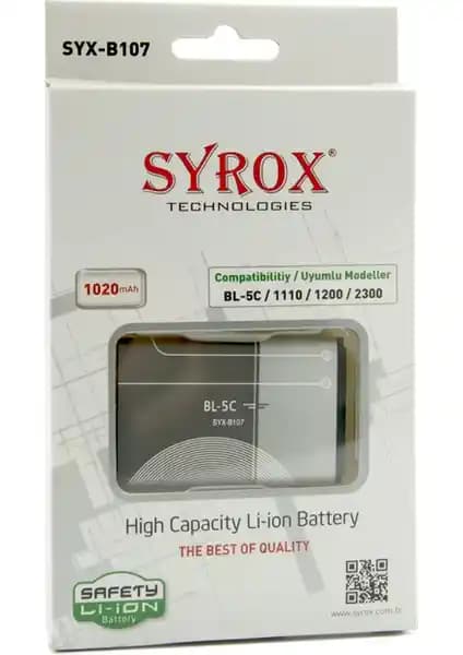 Syrox Nokia 5C Batarya: Uyumlu, Garantili ve Yüksek Performanslı Batarya Seçenekleri