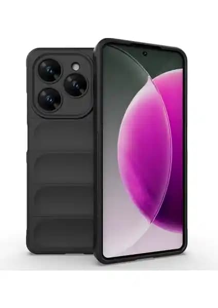 Tecno Spark 20 Pro 4G İçin Şık ve Koruyucu Süet Malzemeli Kılıf Özellikleri