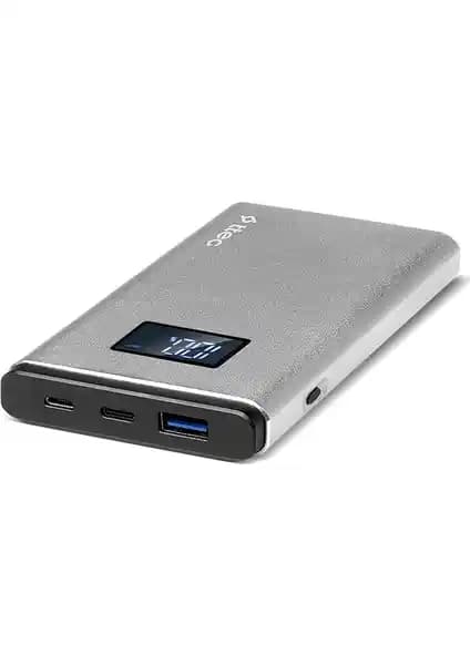 Ttec AlumiSlim LCD QC 3.0 10.000mAh Taşınabilir Şarj Cihazı İnce ve Güçlü Tasarım ile Günlük Kullanım