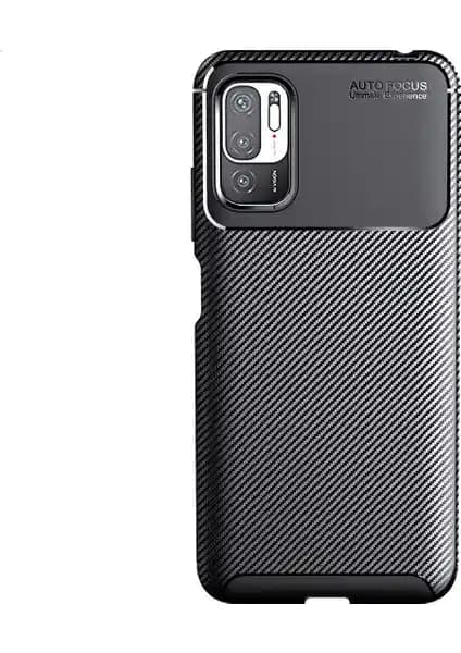 Xiaomi Redmi Note 10T 5G İçin Pilanix Karbon Desenli Lux Silikon Kılıf: Şıklık ve Koruma Bir Arada