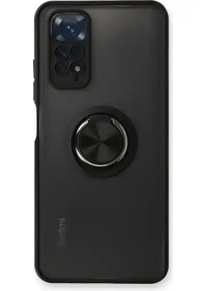 Xiaomi Redmi Note 11S İçin Şık ve Dayanıklı Standlı Buzlu Tasarım Kılıfı