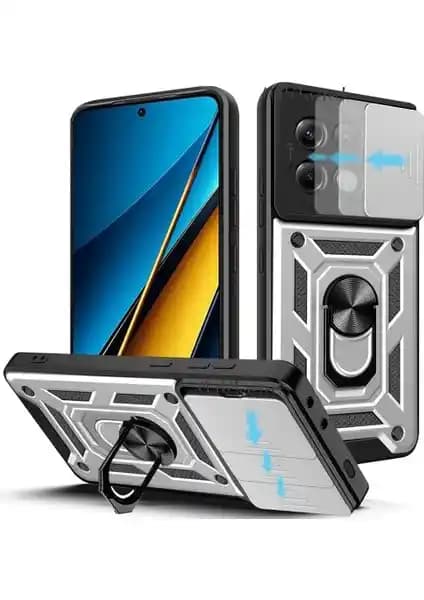 Xiaomi Redmi Note 13 Pro 4G için dayanıklı ve şık M.TK Moveteck Kılıfı