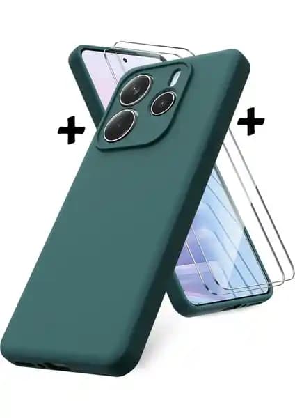 Xiaomi Redmi Note 14 için yüksek kaliteli kılıf ve ekran koruyucu seti detayları