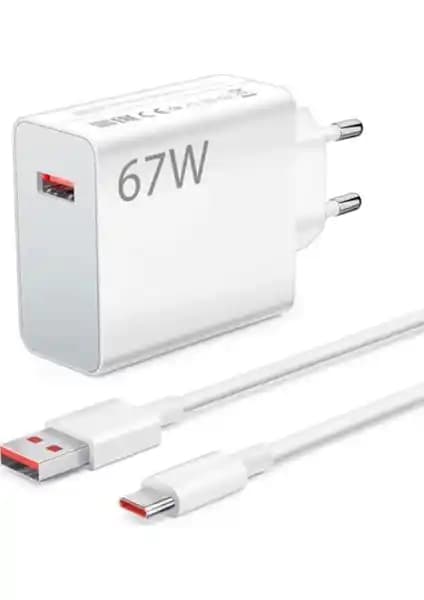 Xmart 67W Şarj Seti: Redmi Note 13 Pro 5G Uyumlu Hızlı ve Güvenilir Şarj Çözümü