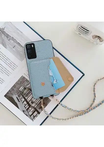 Zebana Oppo A16 için Şık ve Koruyucu Askılı Deri Kılıf Tasarımı ve Özellikleri