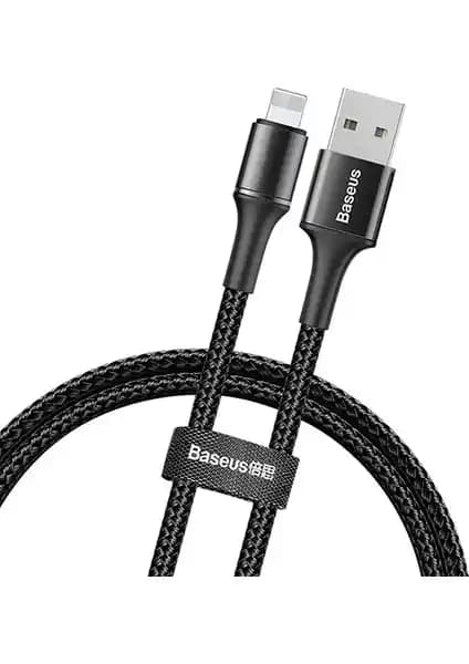Baseus CALGH-B01 Aydınlatmalı Lightning Kablo: Dayanıklı ve Apple Uyumlu Şarj Çözümü