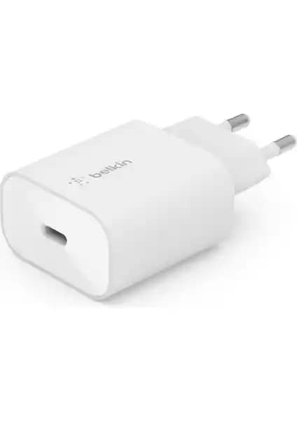 Belkin 25W USB-C PD Hızlı Şarj Aleti: Kompakt ve Güvenli Ev ve Seyahat Adaptörü
