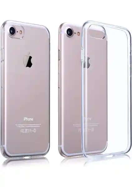 Case 4U Apple iPhone SE 2022/SE 2020/iPhone 8/7 Ultra İnce Şeffaf Silikon Kılıf