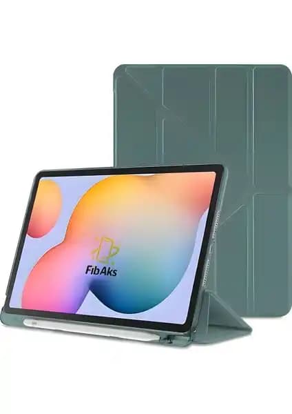 Fibaks Samsung Galaxy Tab S9 Plus ve S9 Fe Plus 12.4 Katlanabilir Kalemli Kılıf