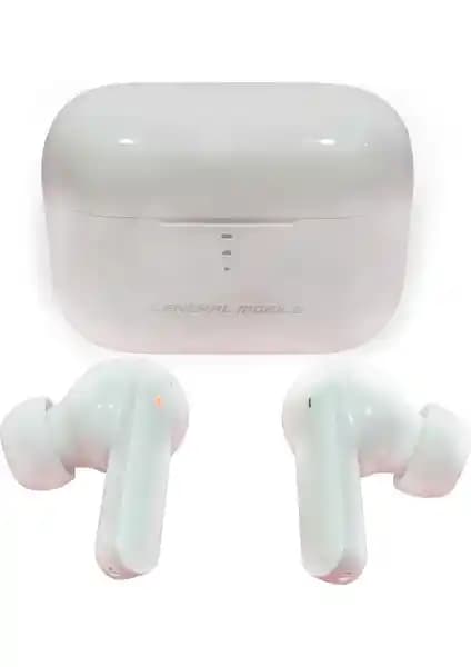 General Mobile Pods 2 Pro Beyaz Kablosuz Kulaklık: Uzun Pil Ömürlü ve Ergonomik Tasarım