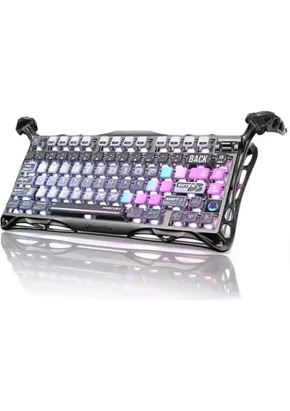 Gravastar Mercury K1 Pro RGB Kablosuz Mekanik Gaming Klavye Cyberpunk Tasarım ve Gelişmiş Özellikler