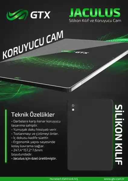 Gtx Jaculus Gaming Tablet Kılıf ve Ekran Koruyucu: Dayanıklı ve Ergonomik Koruma Çözümü
