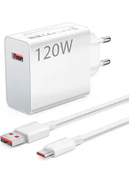 Leastra 120W Type-C Süper Hızlı Şarj Aleti Android ve Redmi Uyumlu