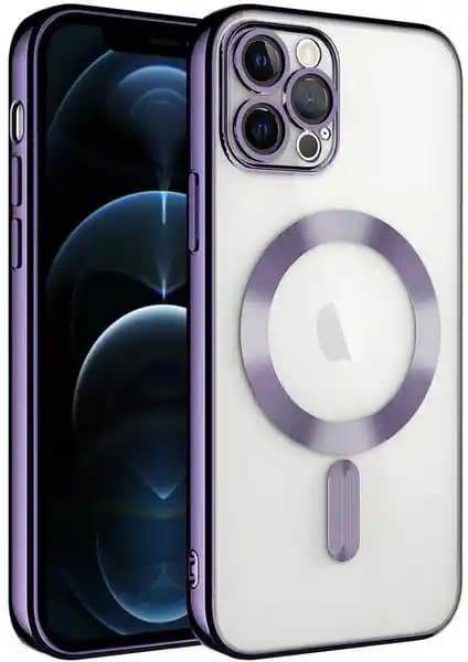 MobaxAksesuar Apple iPhone 11 Pro Max Şeffaf Silikon Kılıf Magsafe Uyumlu