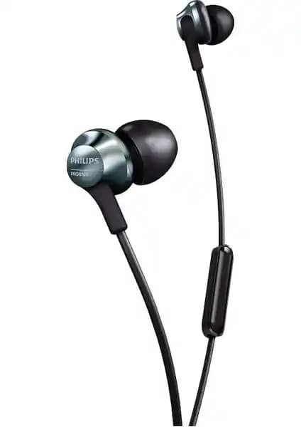 Philips PRO6105BK Kablolu Kulak İçi Mikrofonlu Kulaklık Siyah - Yüksek Ses Kalitesi ve Konfor