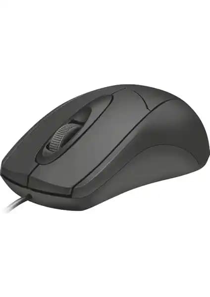 Trust Ziva 21947 Optical Kablolu Mouse: 1200 DPI Hassasiyet ve Ergonomik Tasarım
