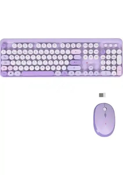 TWOTECH Kablosuz Renkli Tuşlu Türkçe Q Klavye ve Fare Seti İncelemesi