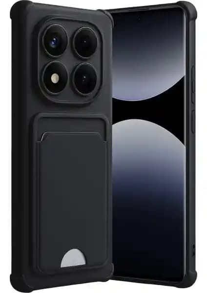 Wowacs Xiaomi Redmi Note 14 Pro Plus Uyumlu Silikon Kartlıklı Kılıf - Koruma ve Fonksiyonellik