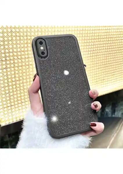 Zebana iPhone Xs Max Uyumlu Kılıf: Şeffaf, Simli ve Dayanıklı Koruma Tasarımı