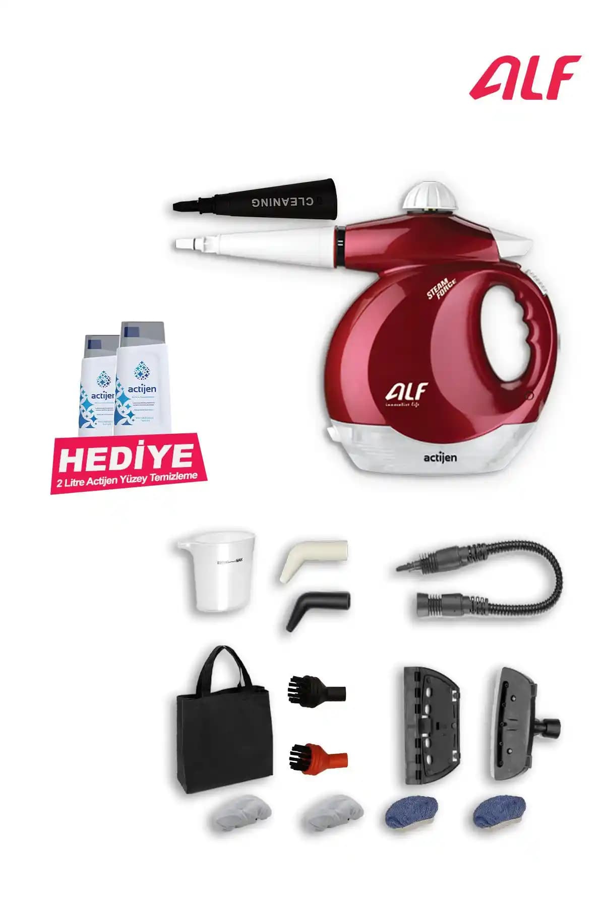 Alf BT121 Handy Buhar Basınçlı Temizleyici: Çok Yönlü ve Güçlü Temizlik Cihazı