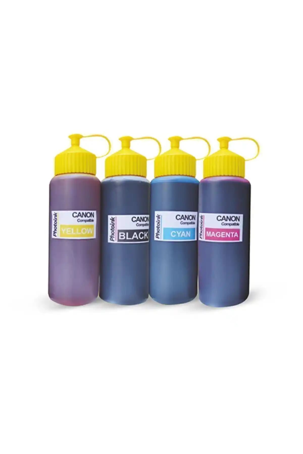 Canon G3411 Uyumlu 4 Renk 500ML Photoink Mürekkep Seti Yüksek Kalite ve Ekonomik Kullanım