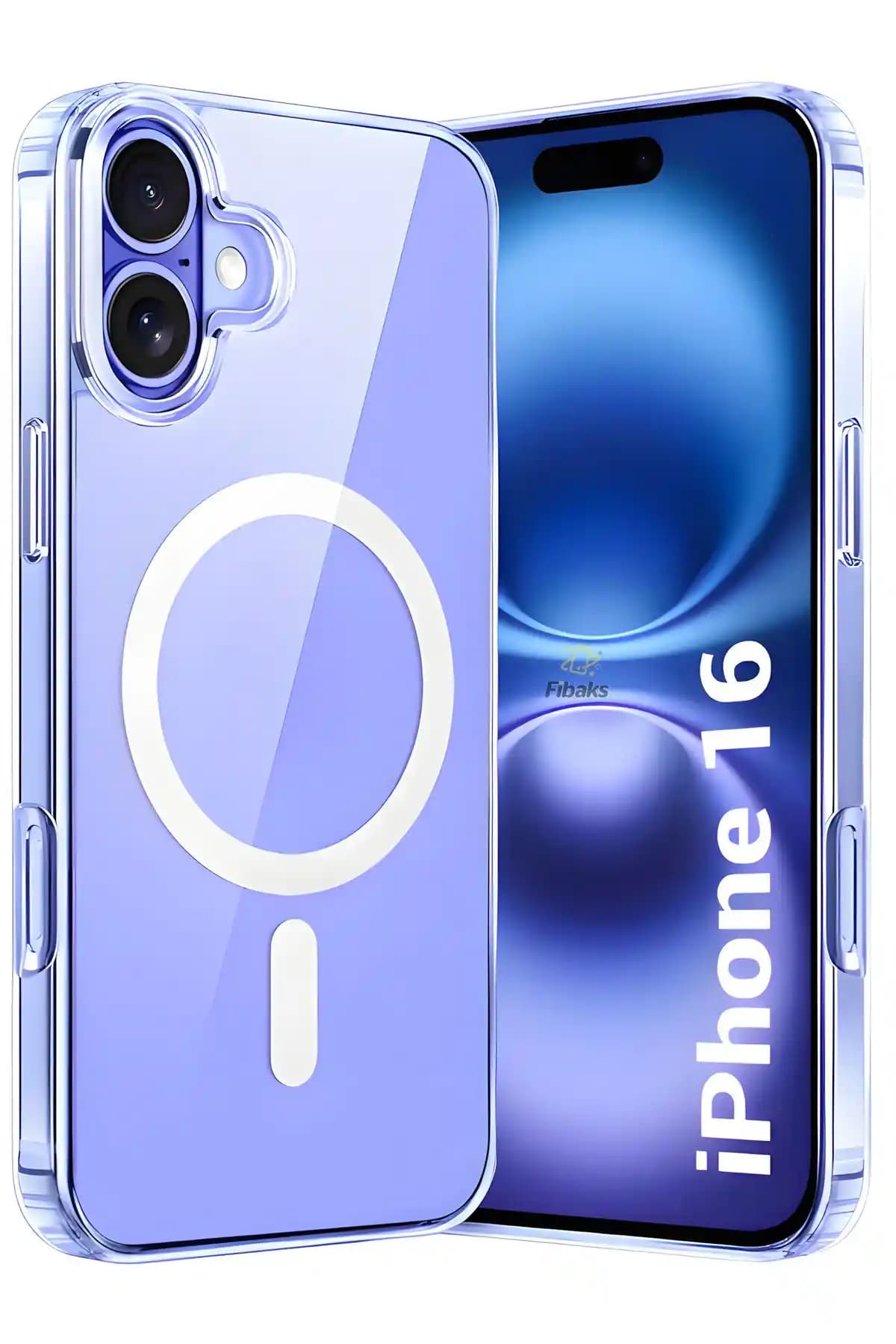 Fibaks Apple iPhone 16 Uyumlu Şeffaf Silikon Kılıf ile Koruma ve Şıklık