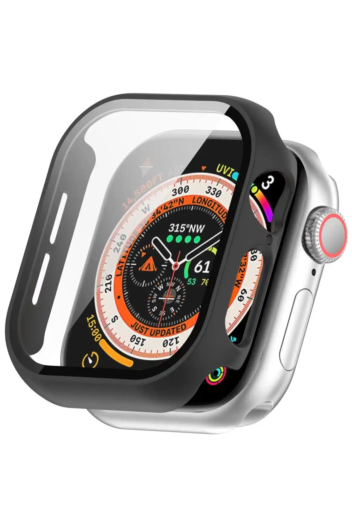 Fibaks Apple Watch Series 10 46mm Kılıf ve Ekran Koruyucu Seti Güvenli ve Şık Koruma Sağlar