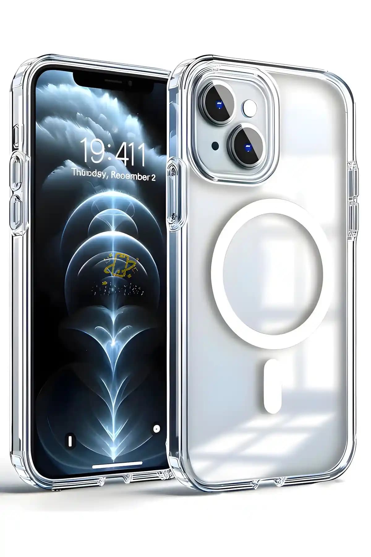 Fibaks iPhone 15 Plus Şeffaf Kılıf: Estetik ve Koruma Sunan Magsafe Uyumlu Tasarım