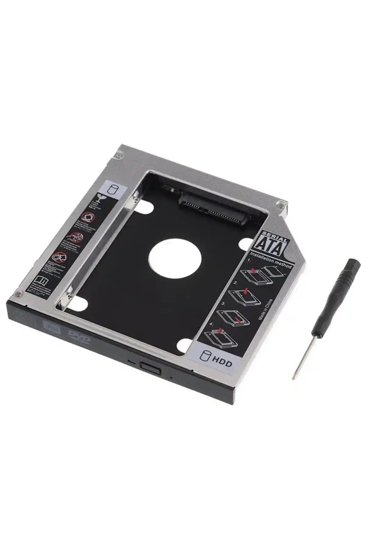 Genel Markalar Qpart 12.7mm HDD Caddy ile dizüstü bilgisayarınızda depolama ve performans artırma