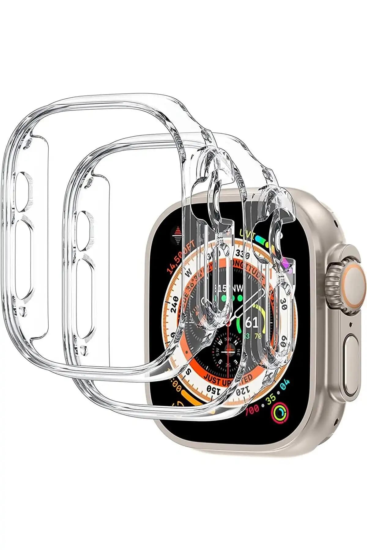 GREGOSS Watch 8/2 Ultra ve İncisoft Apple Watch 44mm Kılıf Karşılaştırması