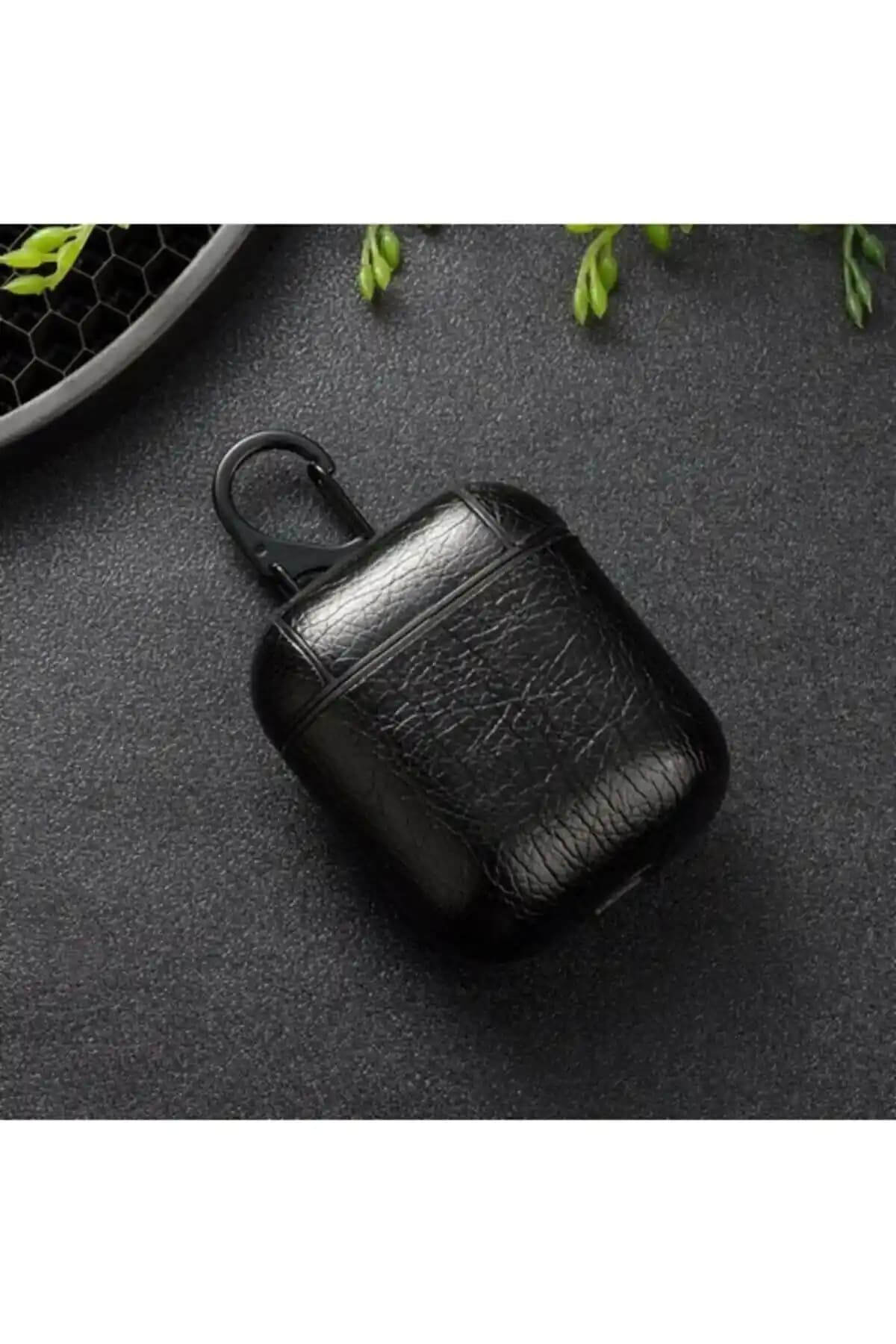 Gritty Apple Deri Kılıf 2. Nesil AirPods için Şık ve Koruyucu Tasarım