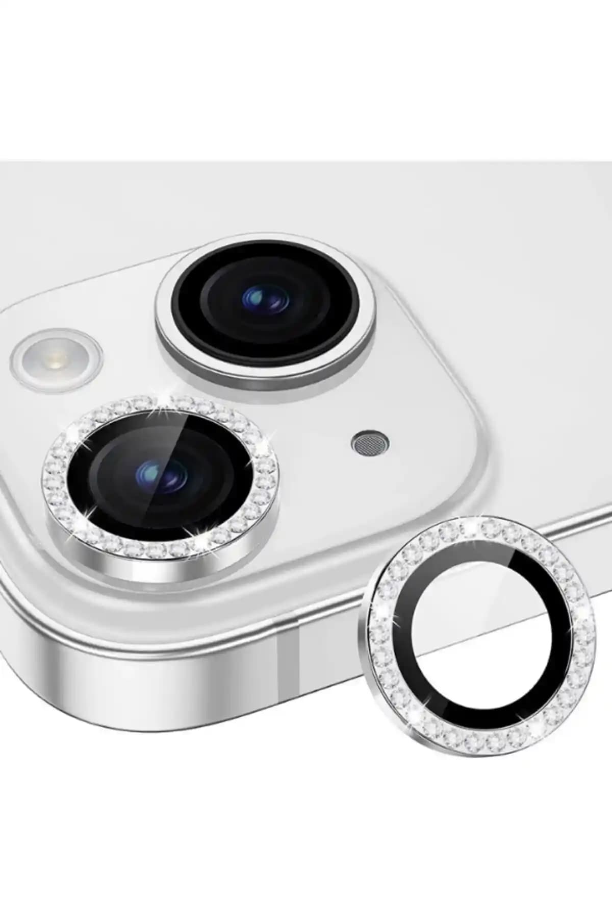 KVK PRİVACY Güçlü Kamera Koruma Kiti iPhone 14 ve 15 Serisi için Şık ve Dayanıklı Koruma