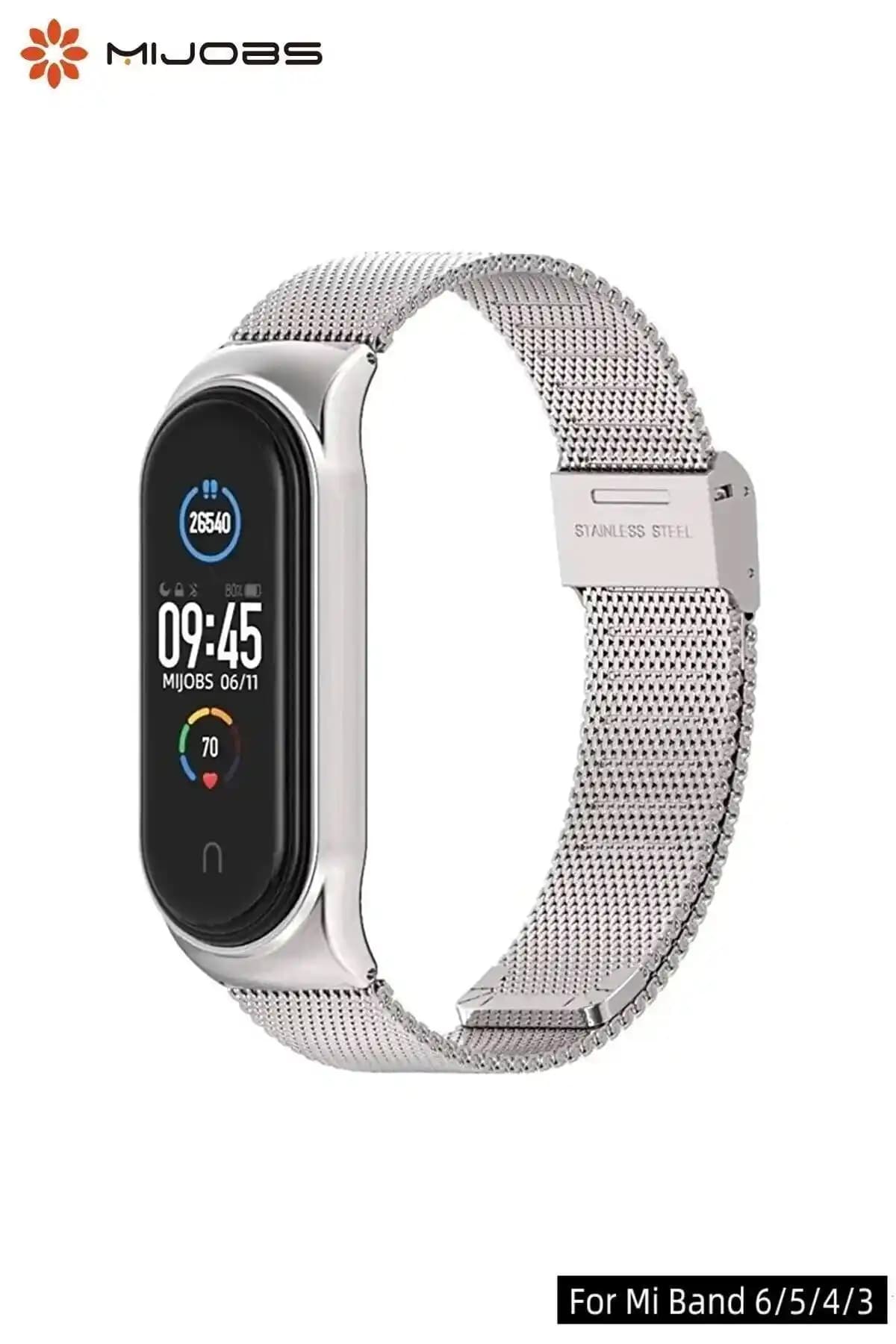 Mi Band 6 ve 5 için uyumlu metal ve silikon kordonların karşılaştırması