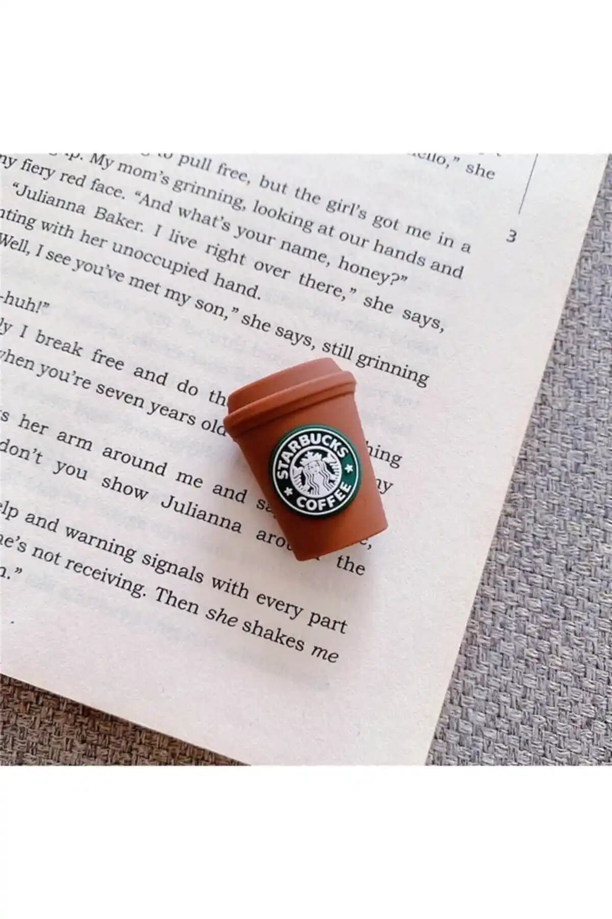 MY MÜRDÜM Sevimli Silikon Kablo Koruyucu Starbucks Tasarımı ile Şıklık ve Koruma