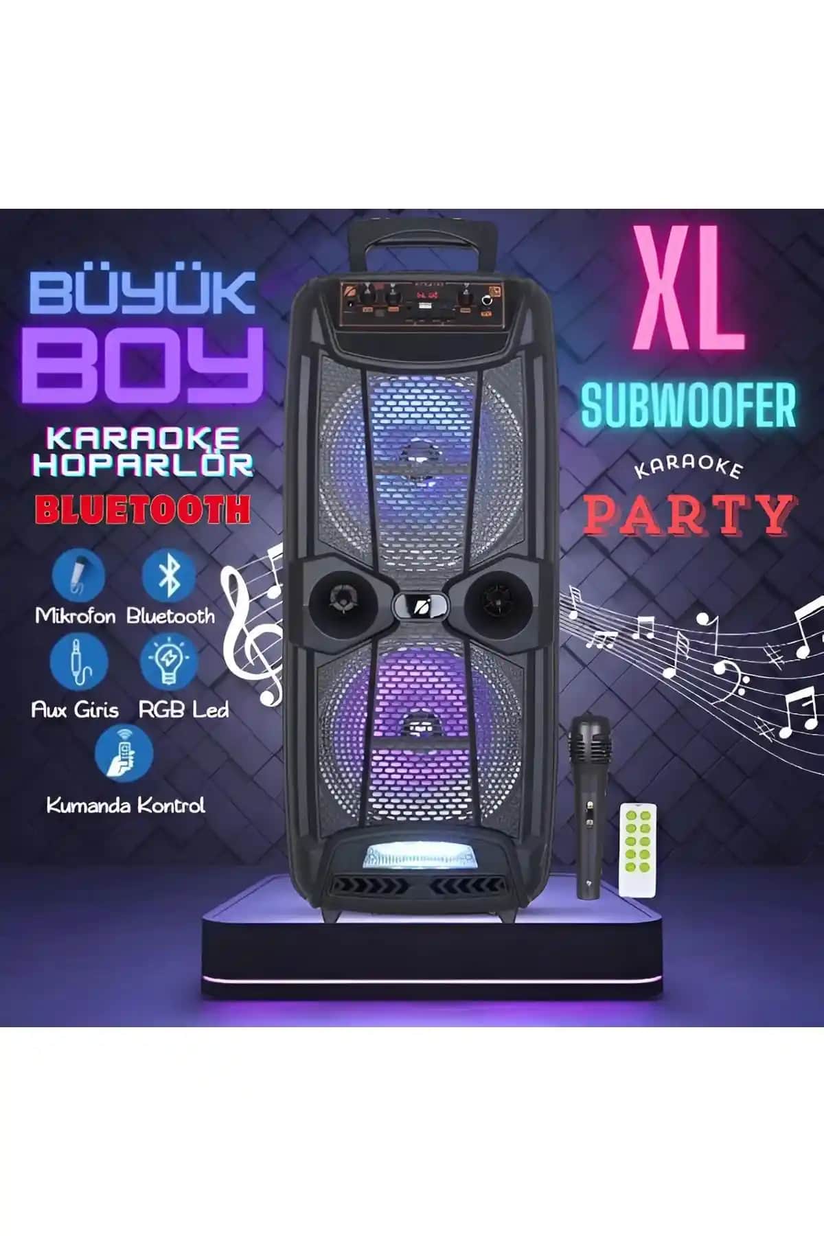Nextbuy Büyük Boy Karaoke Hoparlörü ve Ultra Büyük Boy Mikrofonlu Party Hoparlörü Karşılaştırması