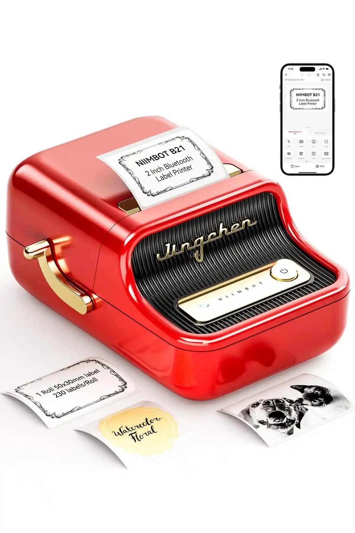 NiiMbot B21 Etiket Makinesi: Taşınabilir ve Kablosuz Termal Etiket Yazıcı Özellikleri