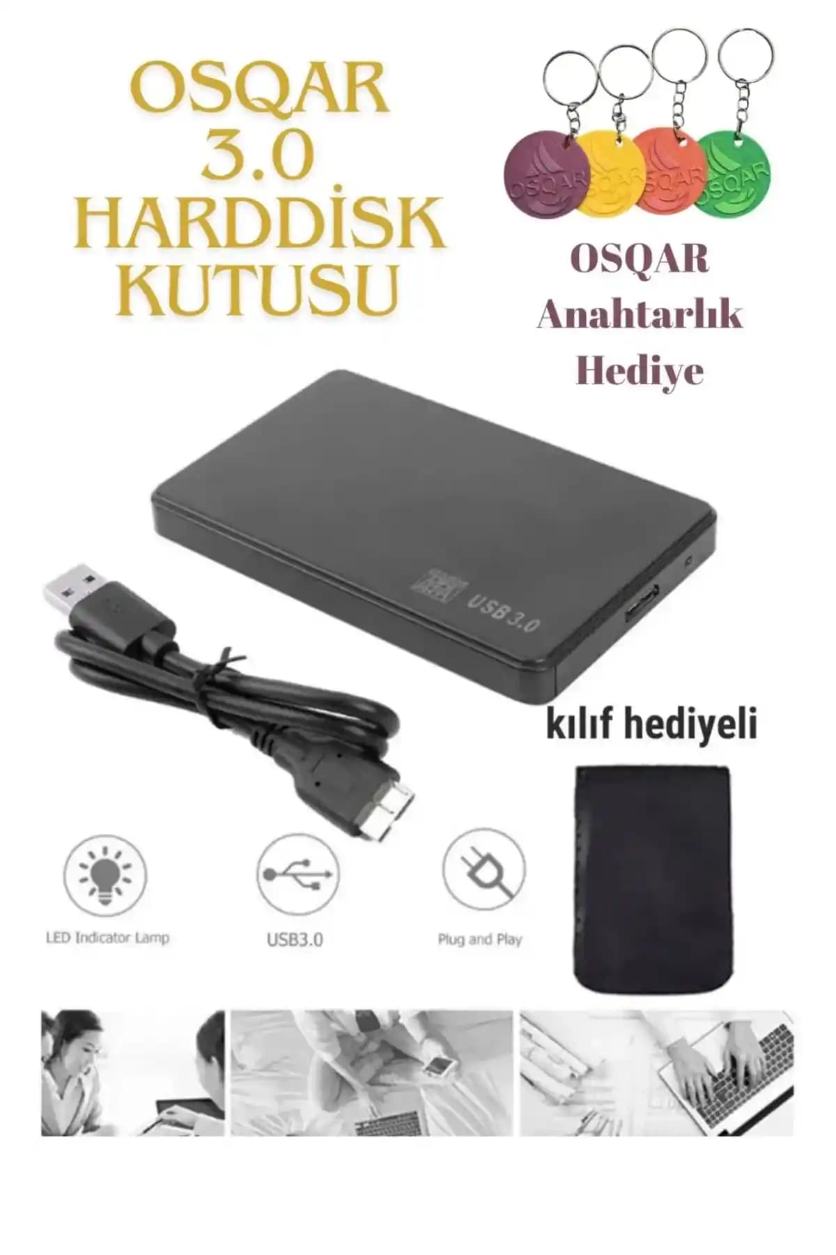 Osqar ve WOZLO 2.5 İnceleme: Hangi Harici HDD Kutusu İhtiyaçlarınıza Uygun