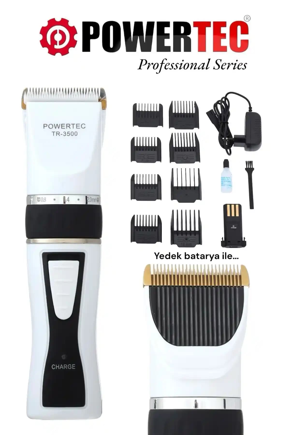 Powertec TR-3500 Şarjlı Saç ve Sakal Kesim Makinesi Özellikleri ve Kullanıcı Yorumları