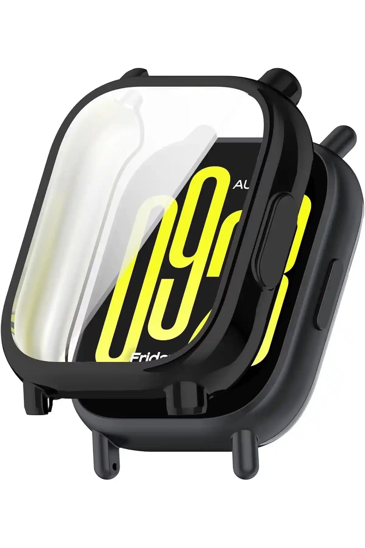 Redmi Watch 5 Active uyumlu silikon kasa ve ekran koruyucu kılıf ile tam koruma sağlayın