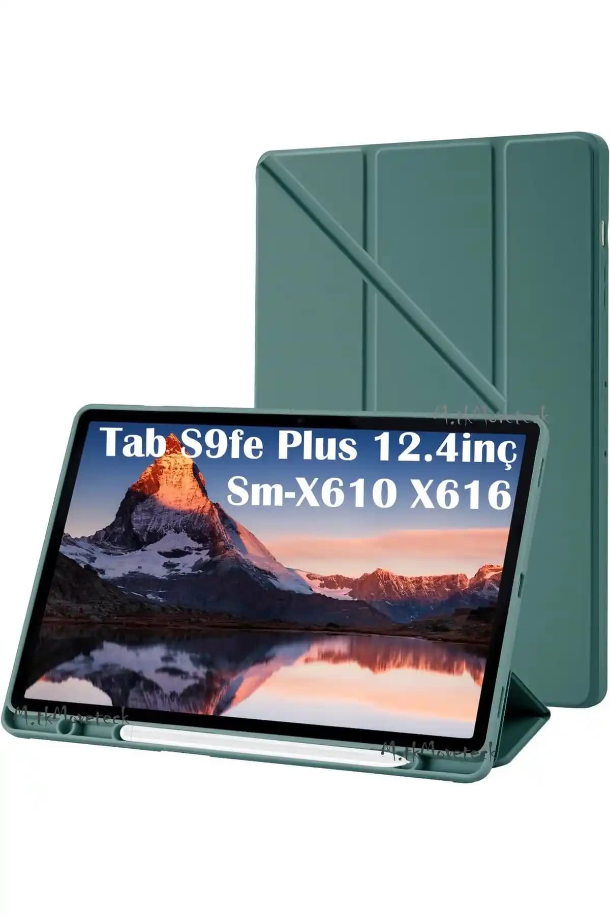 Samsung Galaxy Tab S9 FE Plus için dayanıklı ve şık koruma kılıfı tasarımı