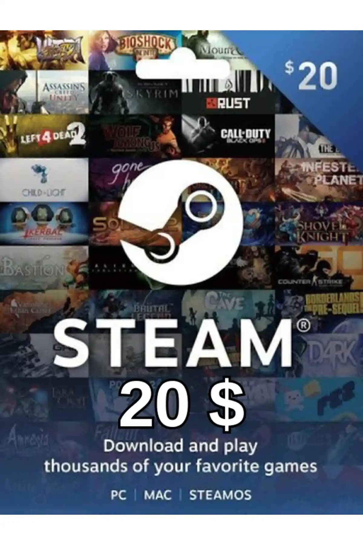 Steam Cüzdan Kodu 20 USD Güvenilir Dijital Bakiye ve Kolay Kullanım Özellikleri