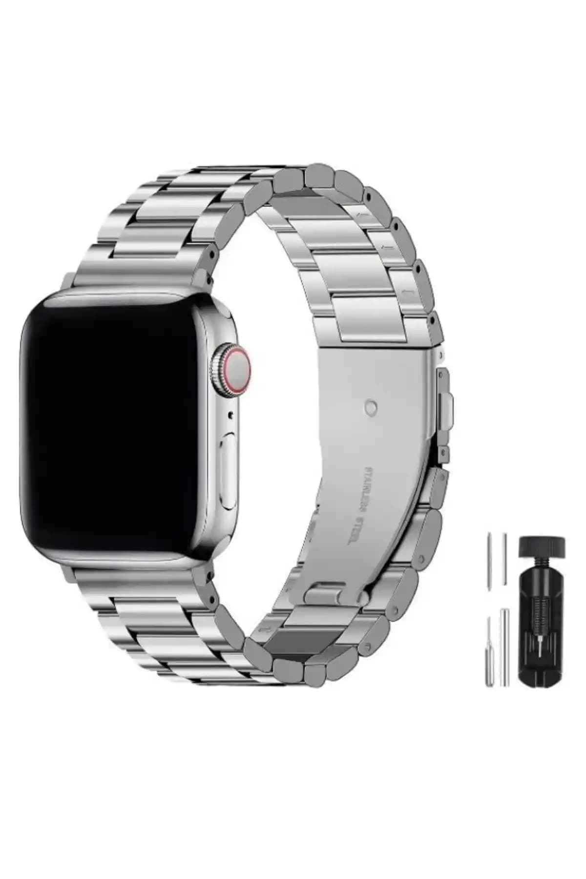 W Wopiece Saat Kordonu: Apple Watch için Şık ve Dayanıklı Metal Aksesuar