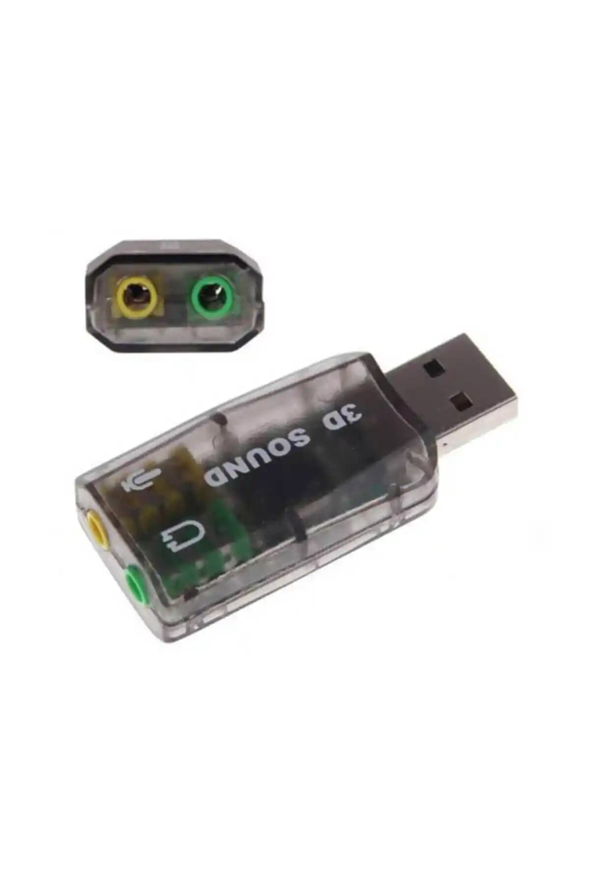 WOZLO Usb Ses Kartı 5.1 3D Sound: Taşınabilir ve Yüksek Kaliteli Ses Deneyimi