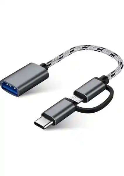 Alfais 4901 USB 3.0 OTG ve Type-C Micro USB Veri Şarj Dönüştürücü Özellikleri ve Kullanım Alanları