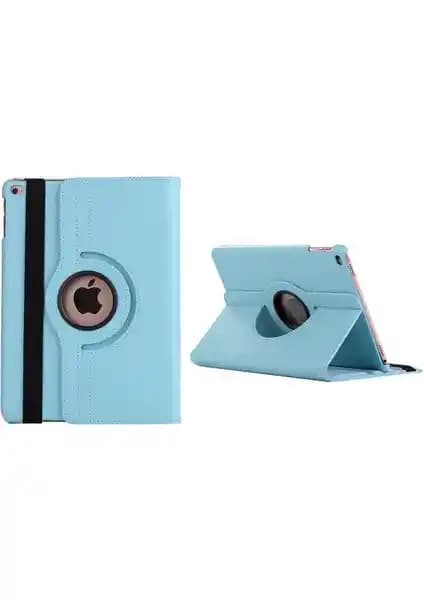 Apple iPad 10.2 2021 için dayanıklı ve çok fonksiyonlu mavi kılıf detayları