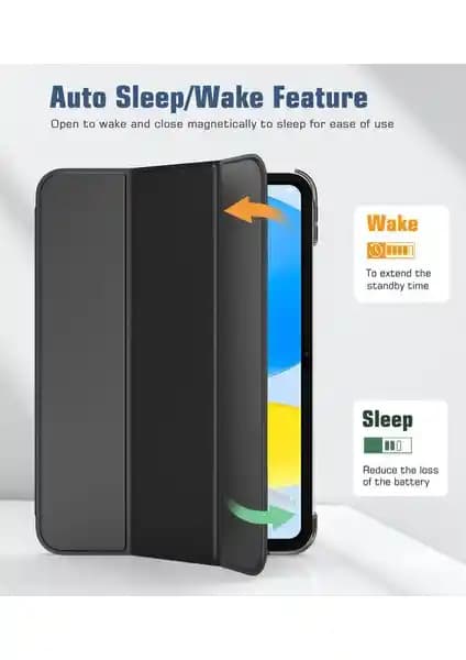Apple iPad 10. Nesil 2022 için RedClick Akıllı Deri Kılıfı Güçlü Koruma ve Kullanım Kolaylığı